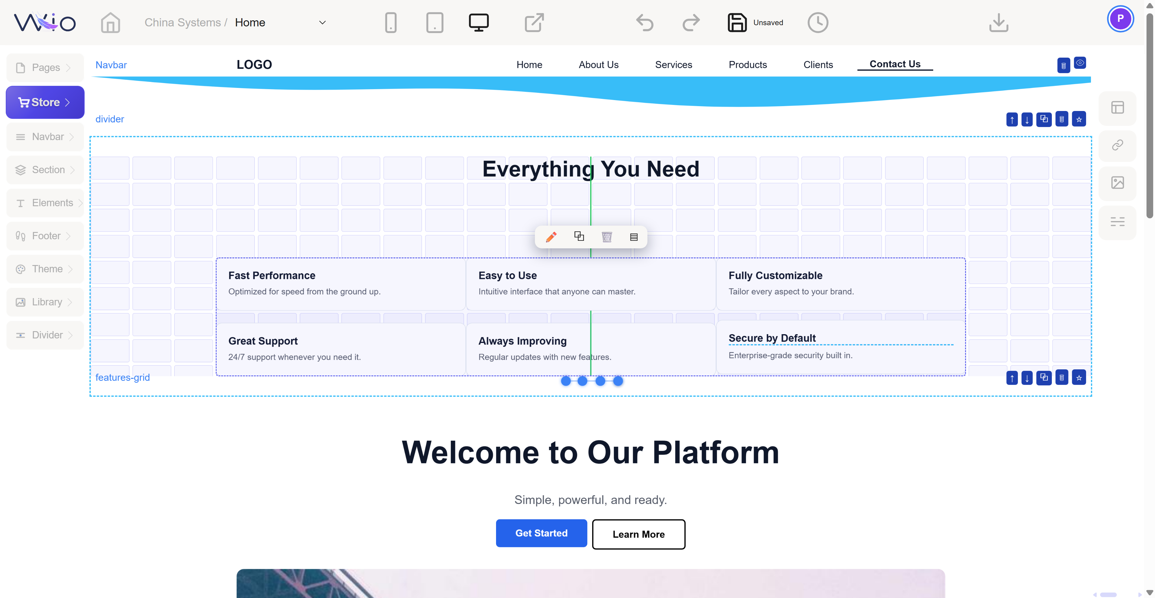 WIO Editor